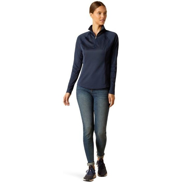 Ariat Femmes Sunstopper 3.0 Manche Longue Baselayer 10049042 - Navy